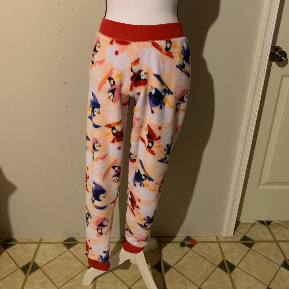 Sleep and Co Penguin Fuzzy PJ Joggers